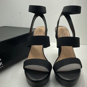 I.N.C Cerina Strappy Dress Sandals, Black, Women Size 9.5 Item#542